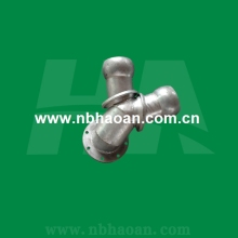 Pump Hose Fitting Ferrari Type Flanged Double Male End