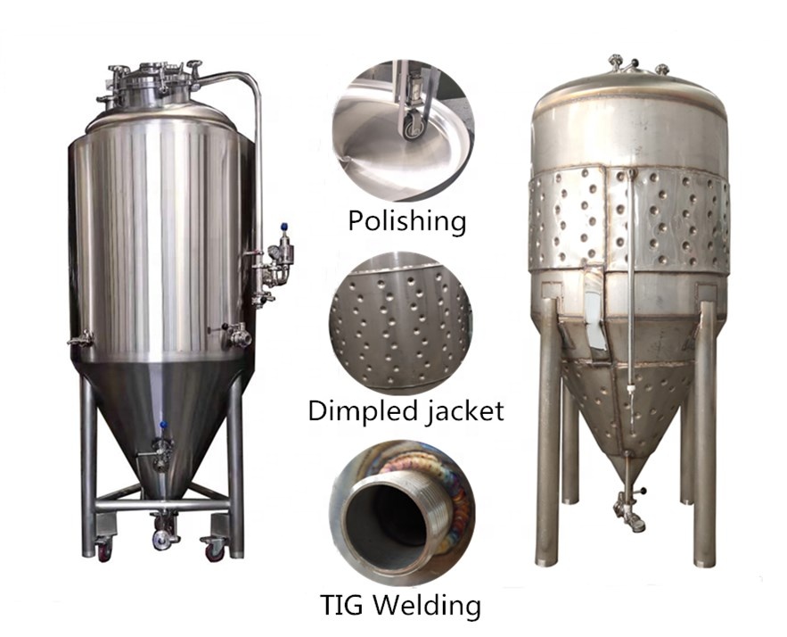 Stainless Steel Electric Heat Brewing Craft Beer Equipment 1000L