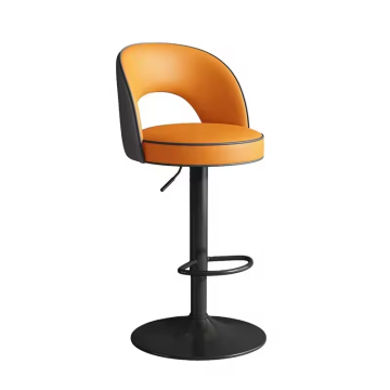 PU Leather Bar Stools and Restaurant High Chairs: Swivel Kitchen Bar Chairs