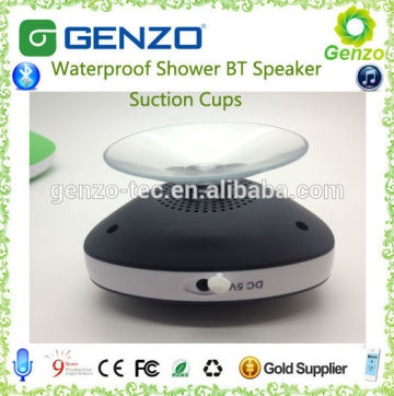 ipx4 waterproof bluetooth speaker with mic bluetooth speaker suction cup