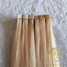 Double sewn tape in hair extensions