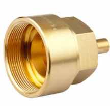 Precision Machined Brass Fiber Adapter