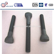 2015 hot sale oval head bolt made in China,oval head bolt grade 8.8,black surface oval head bolt
