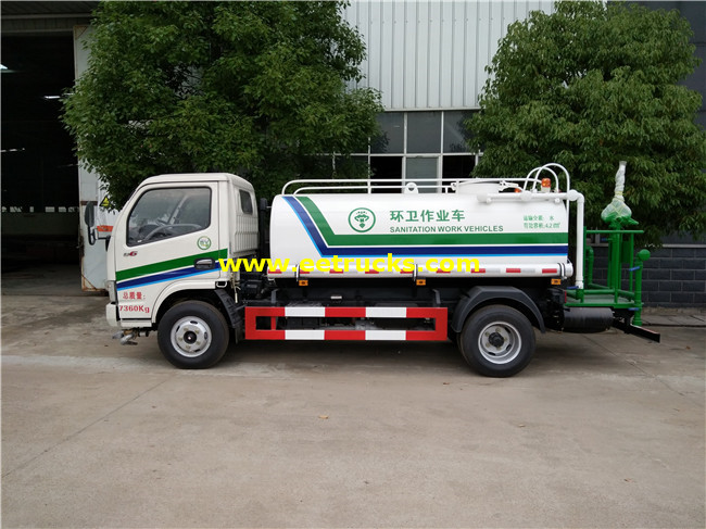 Dongfeng Sprinkler Water Tanks