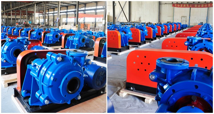 heavy duty mechanical seal 160 hp high chrome electric  6 inch horizontal slurry pump