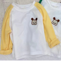 Algodón puro lindo caricatura mangas largas suéter para bebés