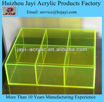 Hot Sale Acrylic Cosmetic Display Tray, Clear Acrylic Cosmetic Tray