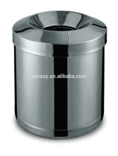 Indoor Mini Fireproof Dustbin Hotel Room Stainless Steel Trash Can
