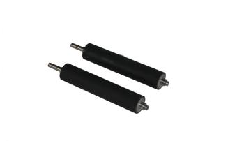 Rubber roller for glazing machine