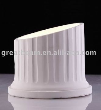 Modern plaster and white table lamp F2016