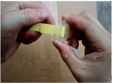 Plastic Transparent Packing Strap buckle