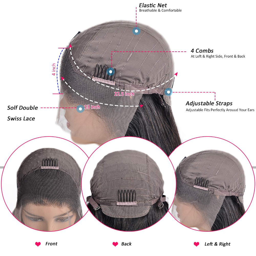 cheap price 100% virgin Brazilian human hair bob wig with bangs lace front bob wigs human hair