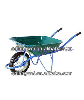 land scape farm metal wheel barrow