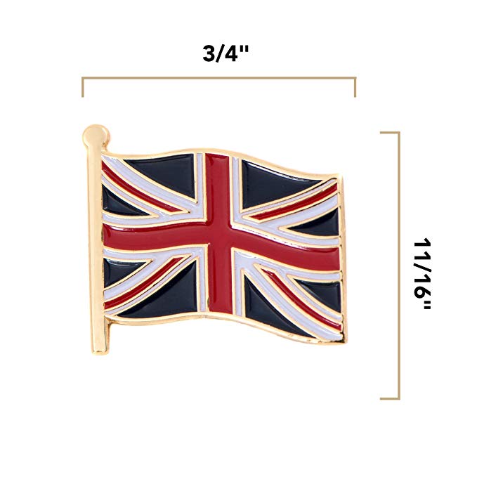 UK flag pin