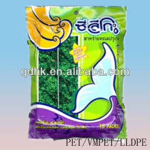 High quality 3-side sealed vegetable bag Manufacturers