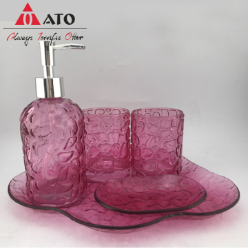 Set of Liquid Soap with Silver Pump Head