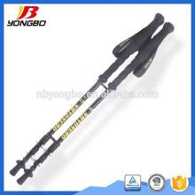 2 Section retractable walking stick with rubber tip cover