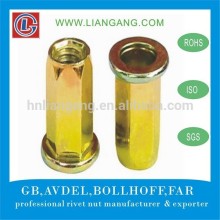 flat head sheet metal rivet nut