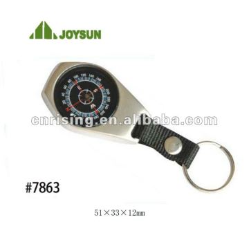 Keyring compass with strap and keyring item #7863