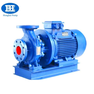 Horizontal shaft surface chill water pump