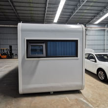 New Design Prefabricated Customizable Movable Apple Capsule House Sleeping Room Cabin Portable Apple Home