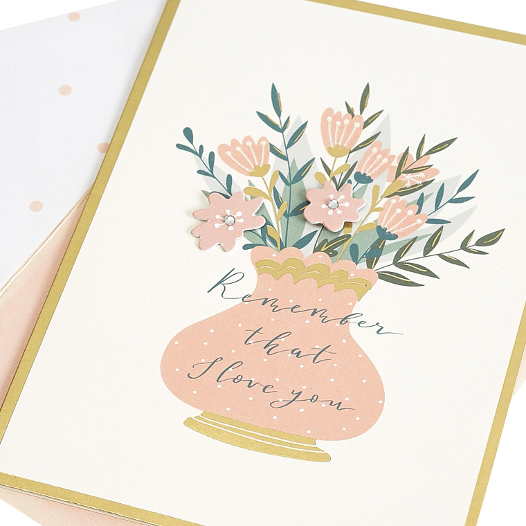 Elegant Flower Love Mother's Day Cards, Newest Designed Gift Handmade Greeting Cards