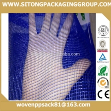 Virign Plastic firewood mesh leno bag