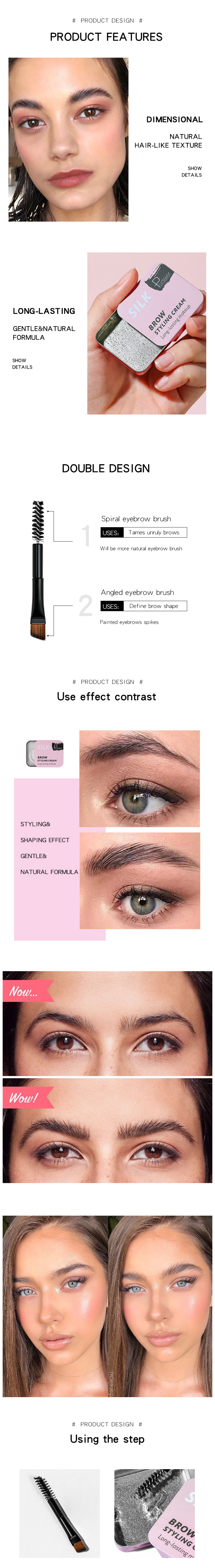 Wholesale Pudaier Eyebrow Styling Shaping Soap Private Label