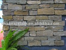 yellow natural cultural stones for wall cladding