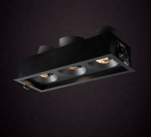 Adjustable Trimless Recessed Grill Spot Light LED 12W for Restaurants