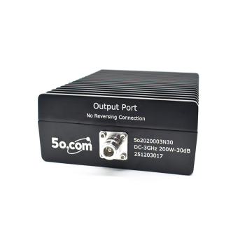 Fixed Attenuator 200W DC-3GHz N RF Coaxial Attenuator