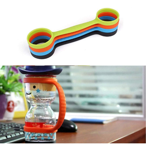 Silicone Bottle Holder BPA Free Water Bottle Silicone Strap Holder Supplier