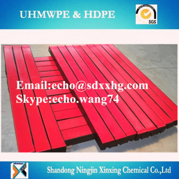 UHMWPE impact bar/Bed impact cradle impact bar/rubber uhmwpe flat impact bed bars for belt conveyors