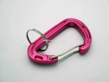 D SHAPE ALUMINUM CARABINER