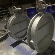Electric regulating ventilation butterfly valve