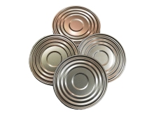 Easy-tear food can lid