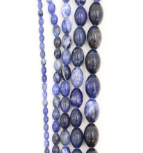 Haosiqi Wholesale Natural Gem Stone Beads Blue Sodalite Blue Stone Beads For Jewelry Making