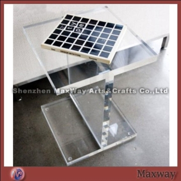 Modern and elegant thickened acrylic end table