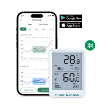 Bluetooth Connection Temperature and Humidity Data Logger