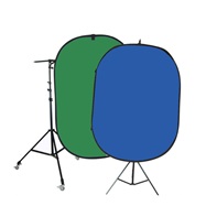 2-In-1 Backdrop Panel 1.5*2M Screen Cloth Background Collapsible Backdrop