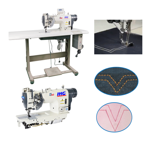 Máquina de coser de barra dividida de doble aguja 8752D