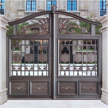 Decorative Cast Aluminum Courtyard Gate For Villa