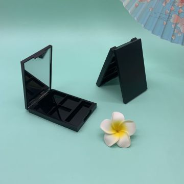 Plastic Cosmetic 6 Color Eyeshadow Powder Compact Case