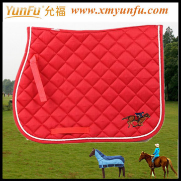 Polycotton Square Quilted Horse Classic saddle pads