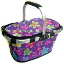 polyester foldable picnic basket