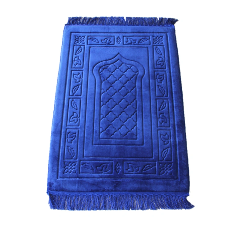 Good Quality 100% Polyester Folded and Portable Muslim Pocket Prayer Mat