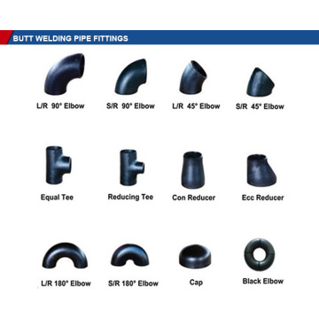 Carbon Steel 90 Degree Long Radius Butt Weld Elbow