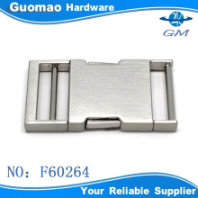 Popular traditional leather suitcase side release buckle