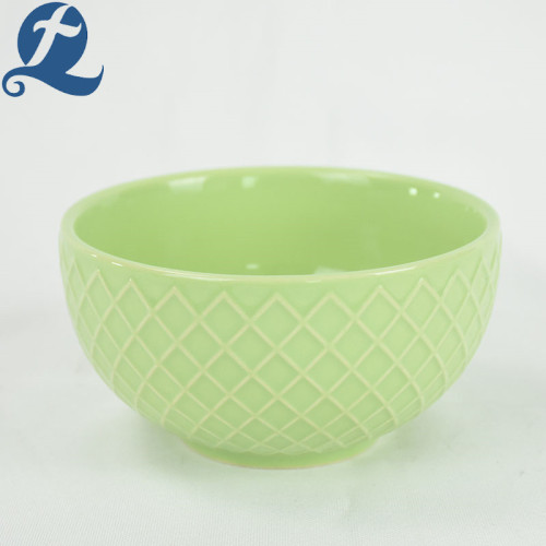 New design 5 inch ceramic round colorful bowl