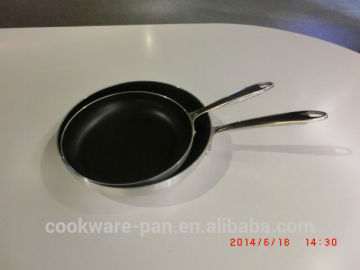 Polished press frying pan / aluminum frying pan